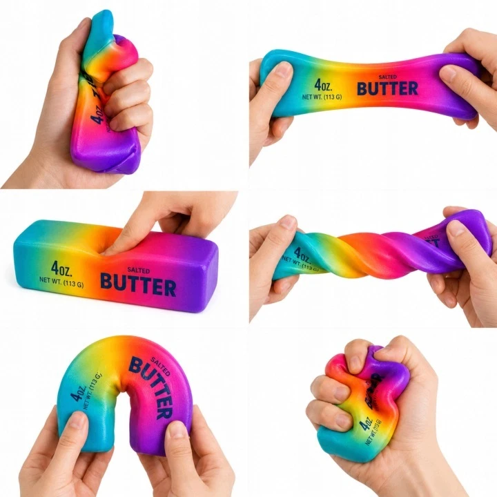Toys GNIOTEK SVIESTO SVIESTAS GLOBUS ANTISRESAS LĖTAI KILANTIS VAVORYKŠTĖS SVIESTO KUBAS