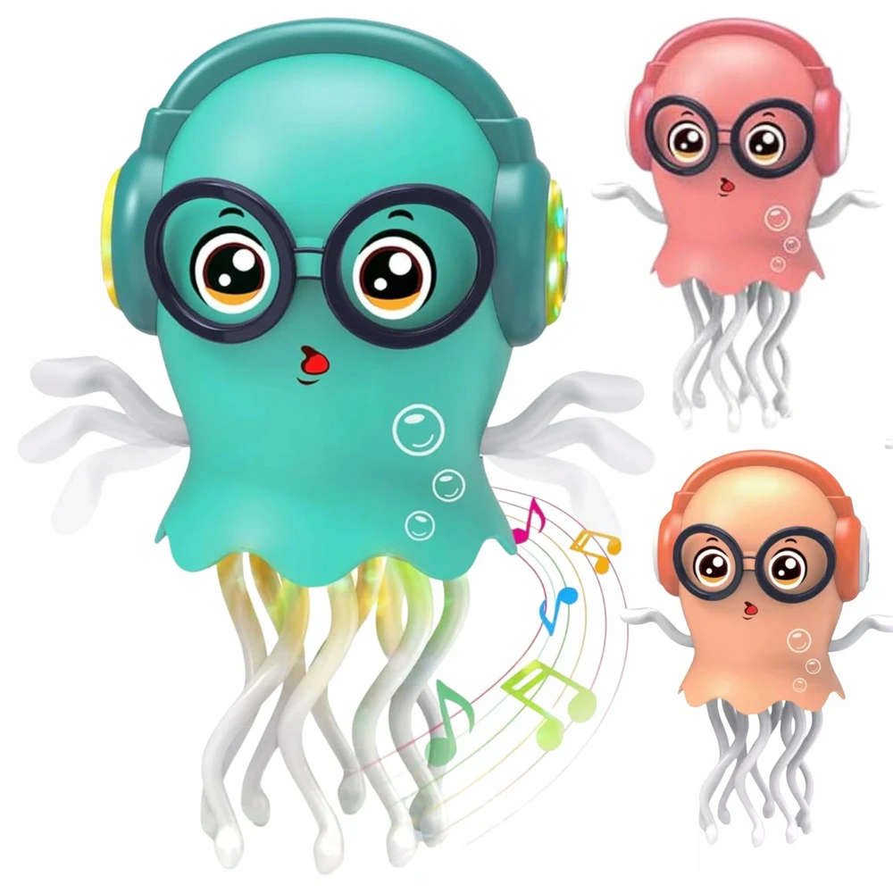 Toys INTERAKTYVUS ŠOKIAMAS JEDDUS OCTOPUS SQUID TOY ŠOKIAMAS ŽAIDIMAS
