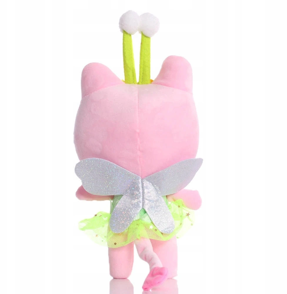 Toys KATINĖS NAMAS MASKOTAS GABI FAIRY PLIŠINIS ŽAISLAS 31cm RINKINYS IŠ PASAKOS GLOBENIS