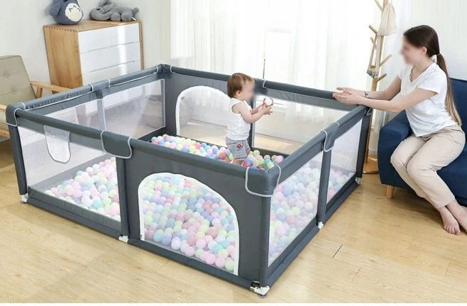 Toys KOJEC PILKA DLA DZIECI Žaidimų aikštelė MODUŁOWY SUCHY BASEN Z PODŁOGĄ 150X180CM