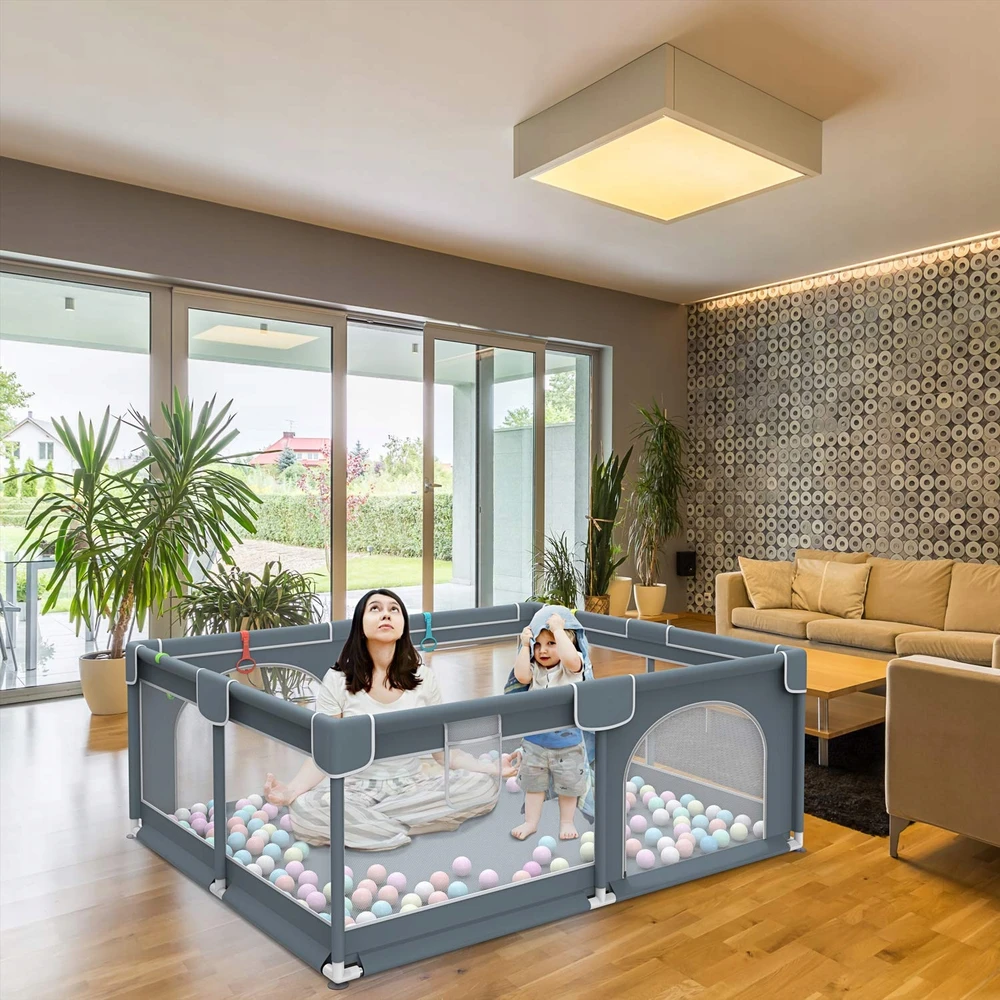 Toys KOJEC PILKA DLA DZIECI Žaidimų aikštelė MODUŁOWY SUCHY BASEN Z PODŁOGĄ 150X180CM