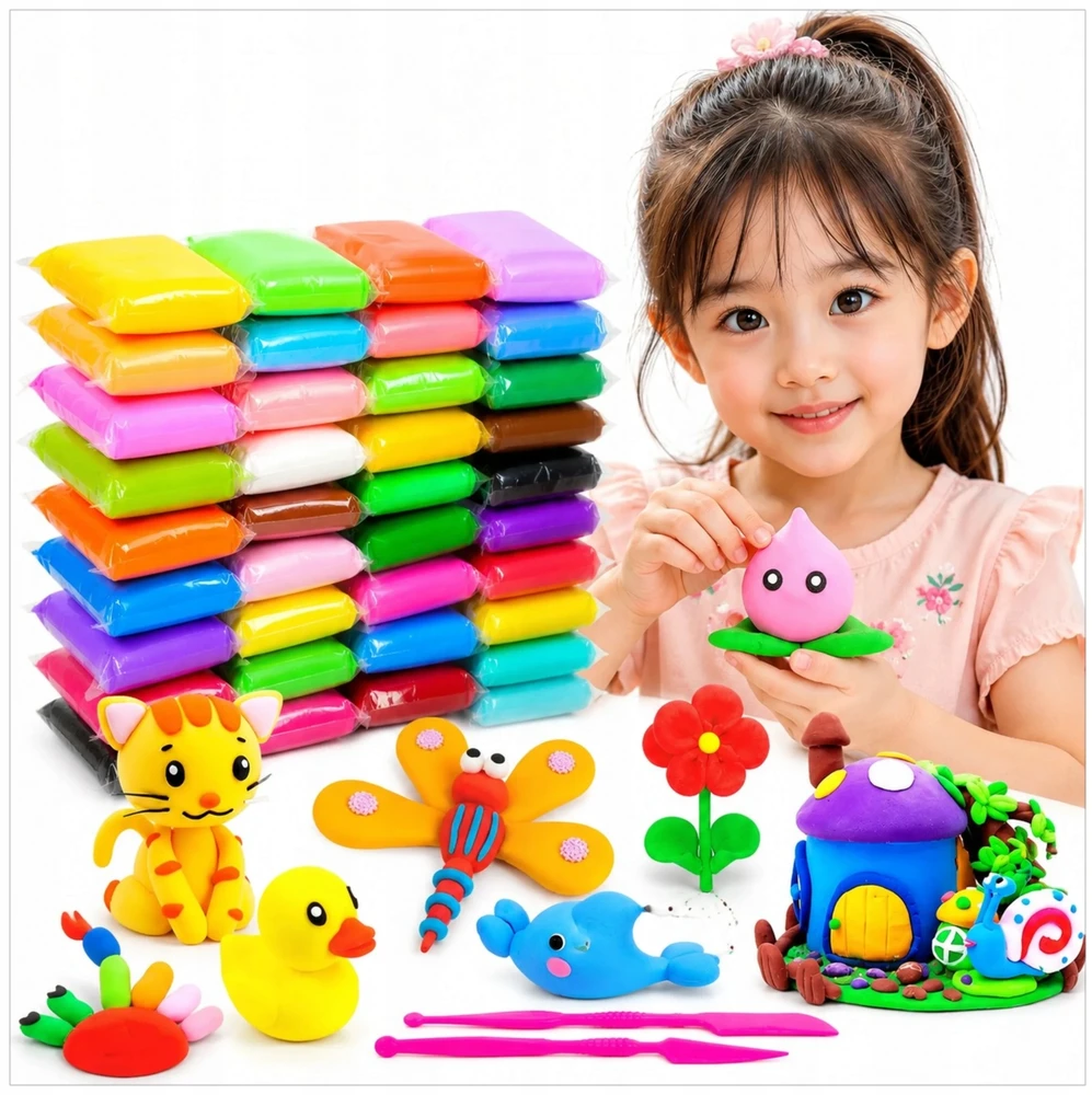Toys MAGICAL CAY CREATIVE FOAM MOLIS SUPER MOLIS 36 SPALVŲ VIENETAI