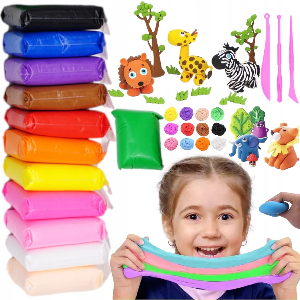 Toys PUTO polimerinio molio PLASTELINA jutikliai 48