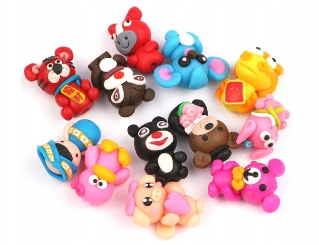 Toys PUTO polimerinio molio PLASTELINA jutikliai 48