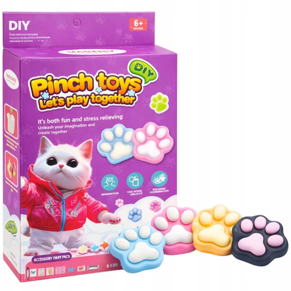 Toys RINKINYS VAIKAMS SUKURTI SQUISH SLIME GNIOTEK DIY KŪRYBINĘ DOVANA