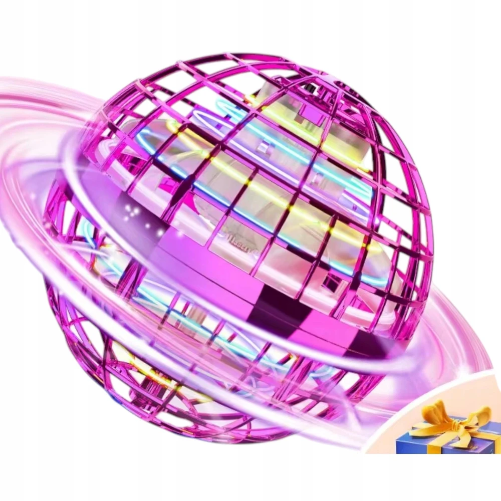 Toys SKRADOMAS KOSMINIS NSO KUMULYS, VALDOMAS RANKAIS MINI Dronas BUMERANGO KAMULIU SU LED