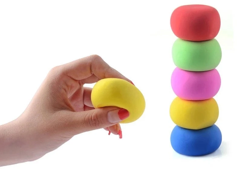 Toys SUPER CAY PLASTICINE MOLIS POLIMERINĖ PUTOS 12 SPALVŲ KŪRYBINGOS