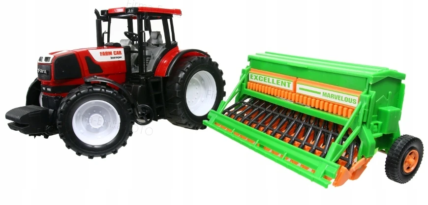 Toys Traktorius su sėjamąja SEEDER Turn Drive Movement