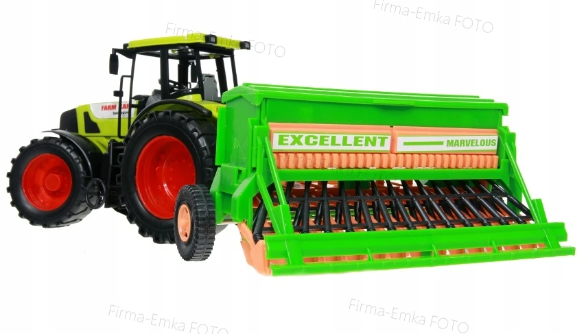 Toys Traktorius su sėjamąja SEEDER Turn Drive Movement