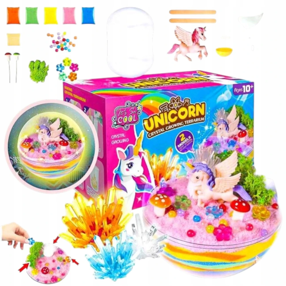 Toys VIENRAGIS TERARIUM DIAMOND CRYSTAL FACTORY MAGIŠKIEJI KRISTALAI