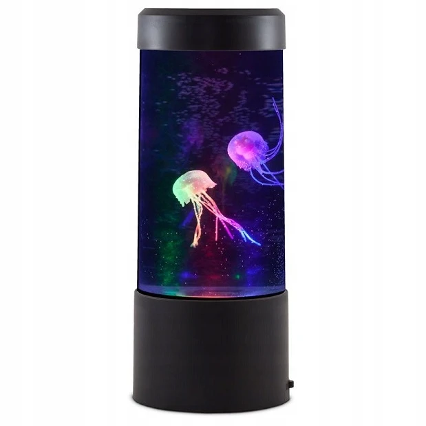 Toys4Boys Naktinė lempa Z MEDUZAMI Akwarium Kolorowe Podświetlenie LED Prezent Dziecka