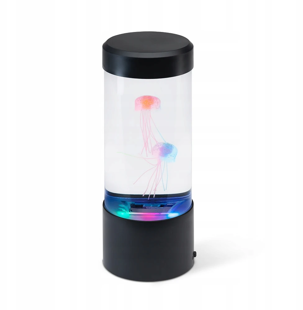 Toys4Boys Naktinė lempa Z MEDUZAMI Akwarium Kolorowe Podświetlenie LED Prezent Dziecka
