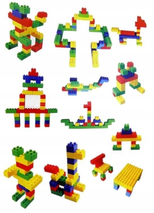 Toys4Edu Protingos statybinės plytos 100 elementų