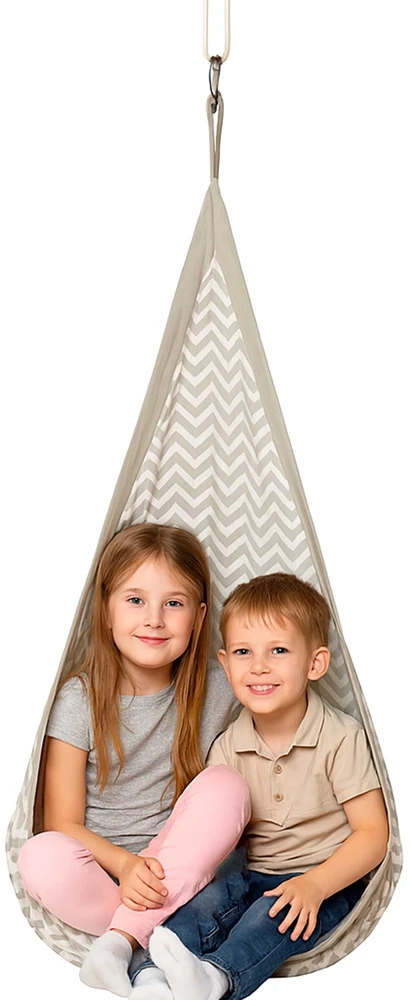 Toysplanet COCOON SWING 60KG KABANAMA KĖDĖ HAMAKAS PABAIGTA SUKURĖ SU PAGALVE 3+