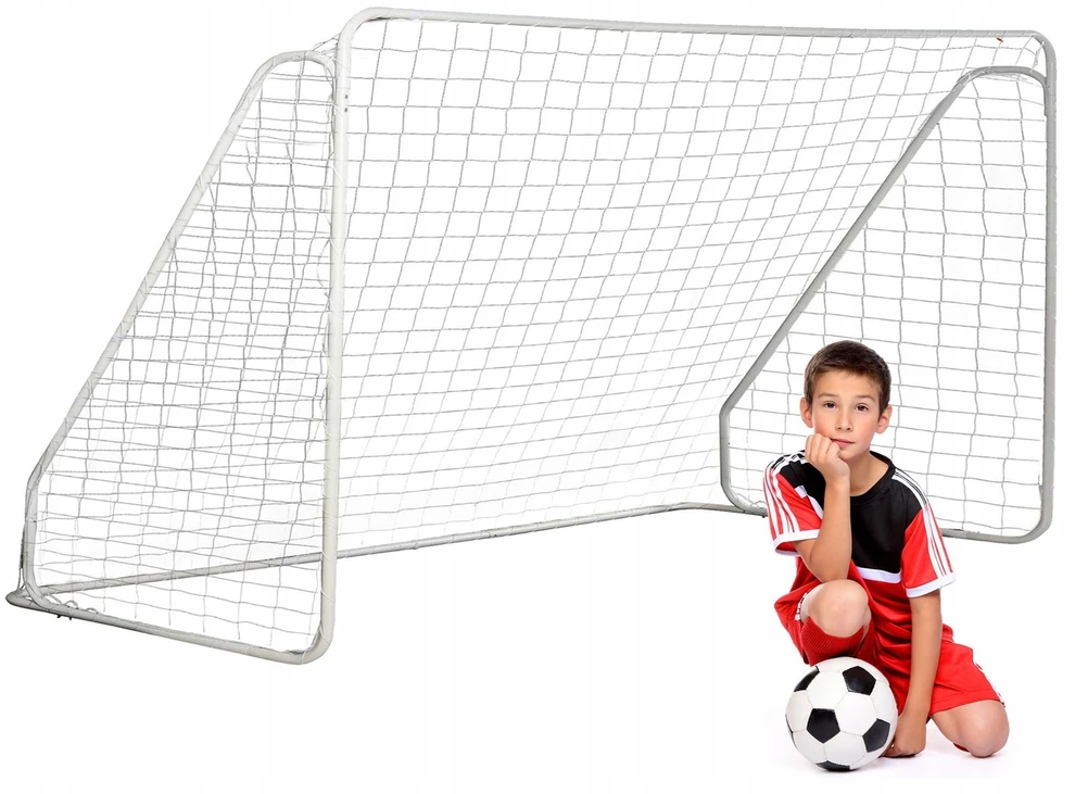 Toysplanet Didelė metalinė futbolo vartų sistema su tinkleliu 300x200x120 XL