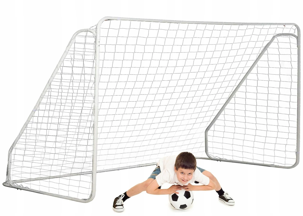 Toysplanet Didelė metalinė futbolo vartų sistema su tinkleliu 300x200x120 XL