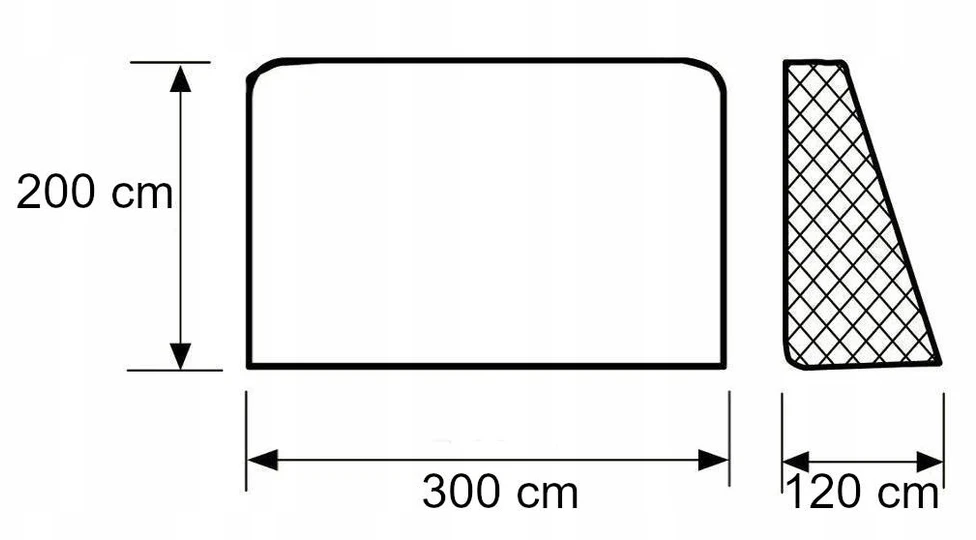 Toysplanet Didelė metalinė futbolo vartų sistema su tinkleliu 300x200x120 XL