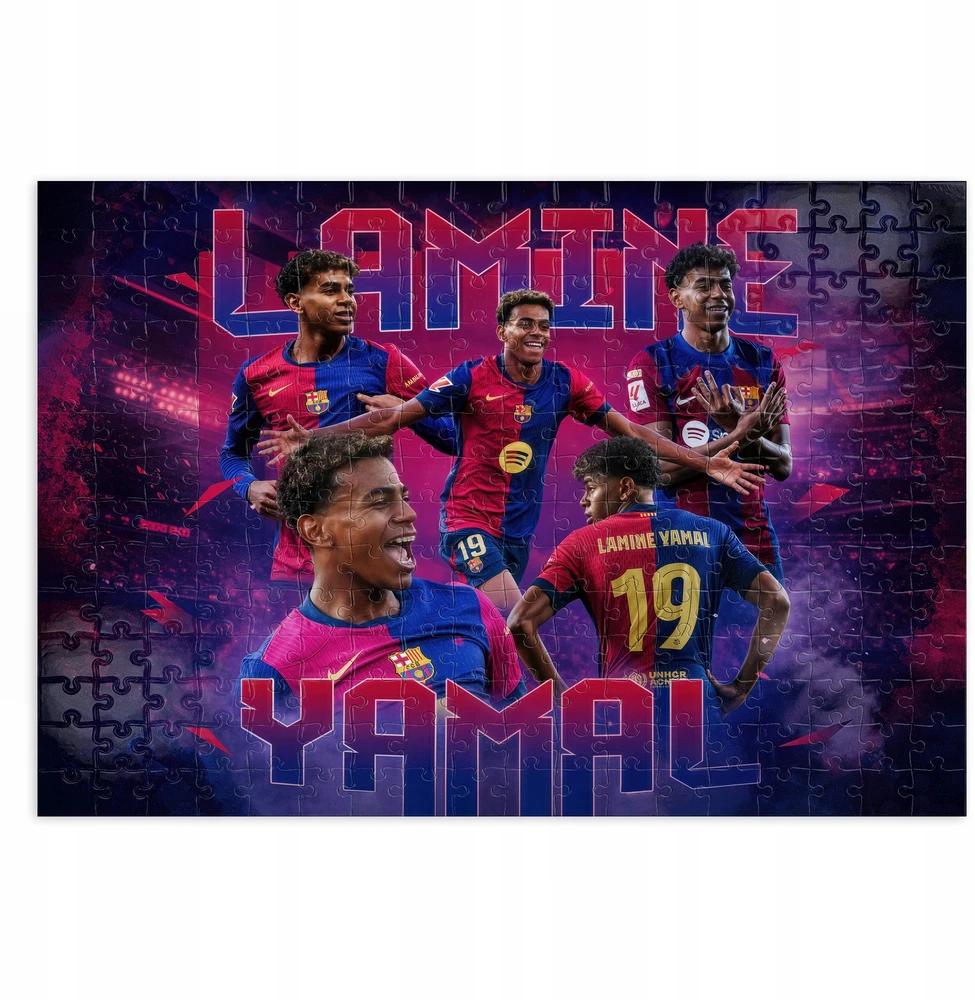 TRADICINĖ DĖLĖLĖ - BARCELONA LAMINE YAMAL FOOTBALL SPORT - 252 vnt.