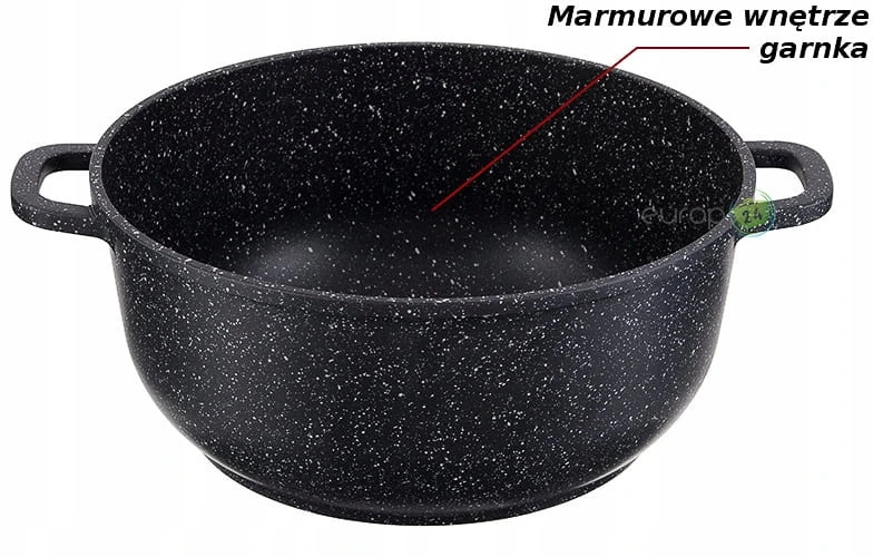 Tradicinis Edenberg marmurinis puodas su dangteliu, 4,5 l