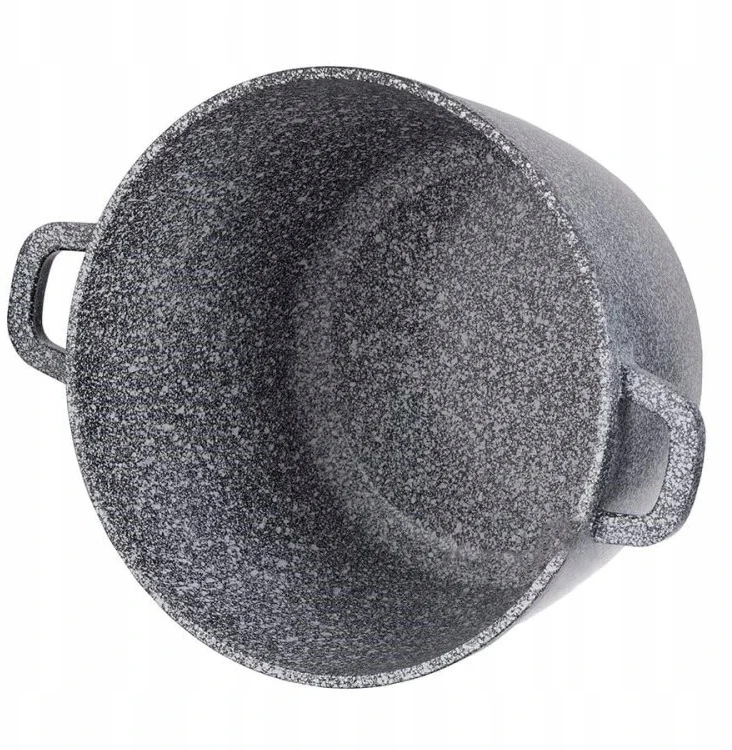 TRADICINIS MARMULINIS PUODAS 10 L INDUKCIJAI IR DUJINĖMS Ø28 CM HOFFNER