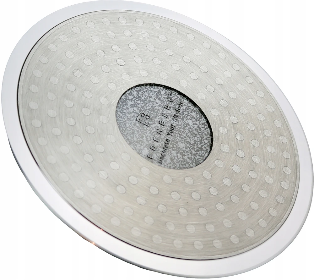 Tradicinis marmurinis puodas Edenberg 6.8L dujų indukcija 28cm su dangteliu