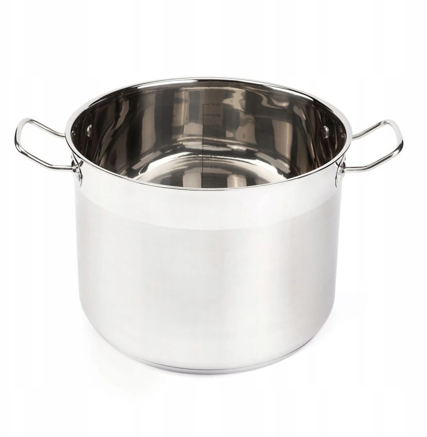 TRADICINIS NERŪDIJANČIO NERŪDijančio plieno PUODAS GASTRO FLORINA AUKŠTAS 32cm 18,5l
