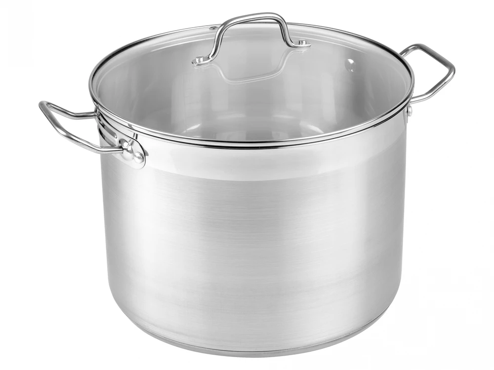TRADICINIS NERŪDIJANČIO NERŪDijančio plieno PUODAS GASTRO FLORINA AUKŠTAS 32cm 18,5l