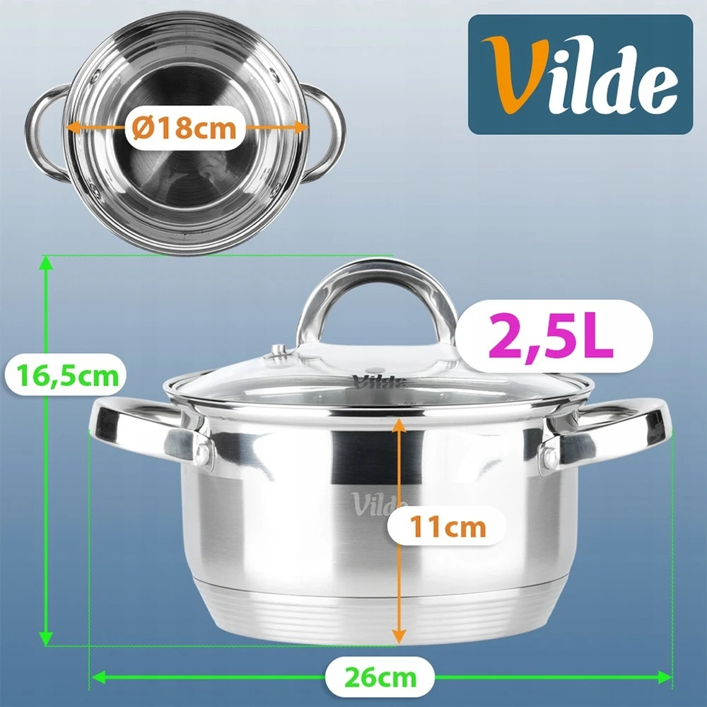 Vilde Puodas 2,5 l