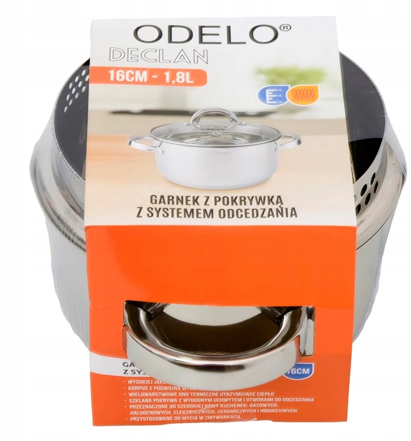 Tradicinis PLIENINIS virimo puodas Dujinis indukcinis Odelo DECLAN 1,8 l