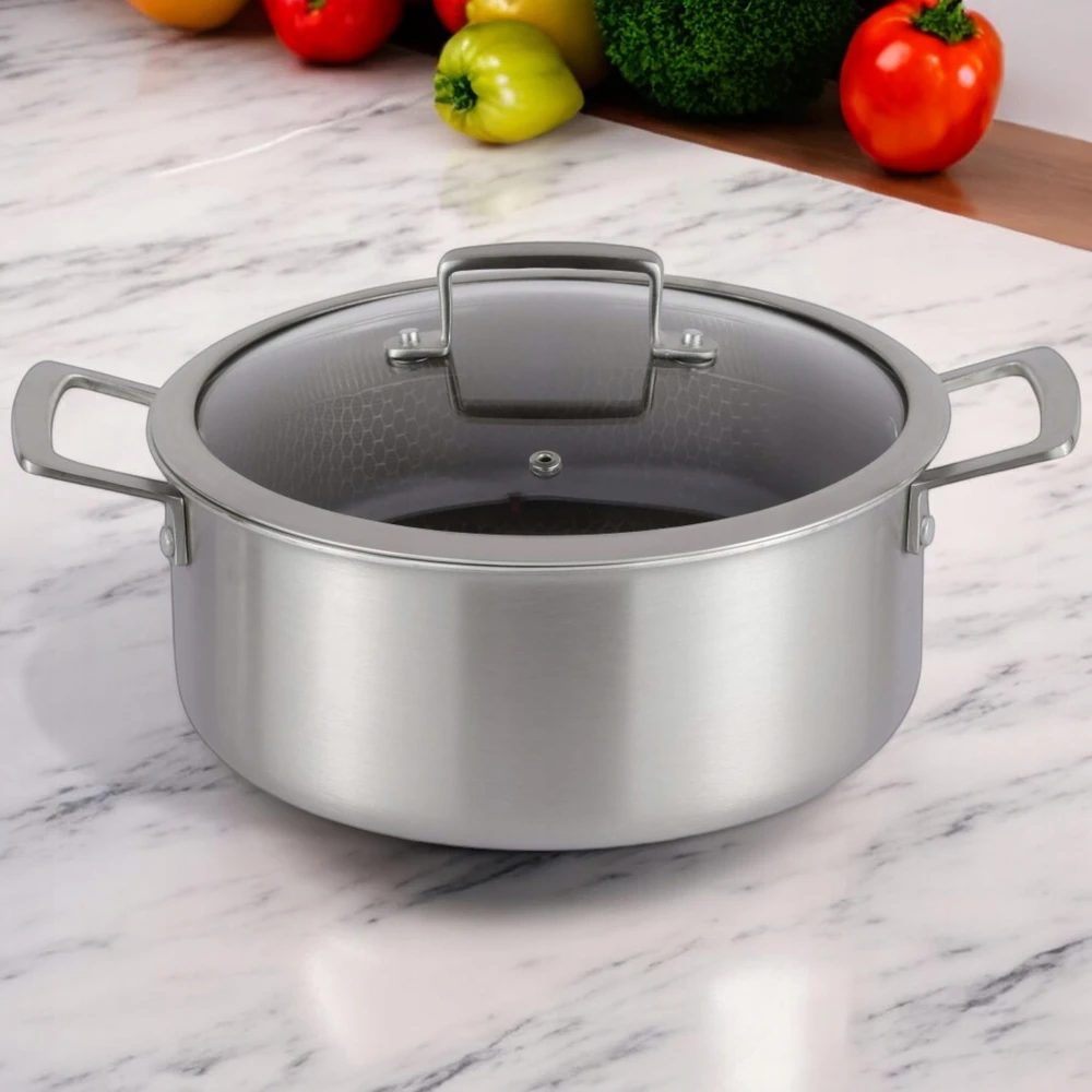 Tradicinis puodas Edenberg Plieninis puodas EDENBERG PRO 20cm 2.8L 2.8l