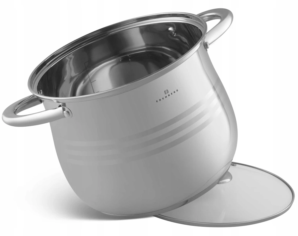 Tradicinis puodas Edenberg Tall Steel 8,8 l KIETOS KOKYBĖS