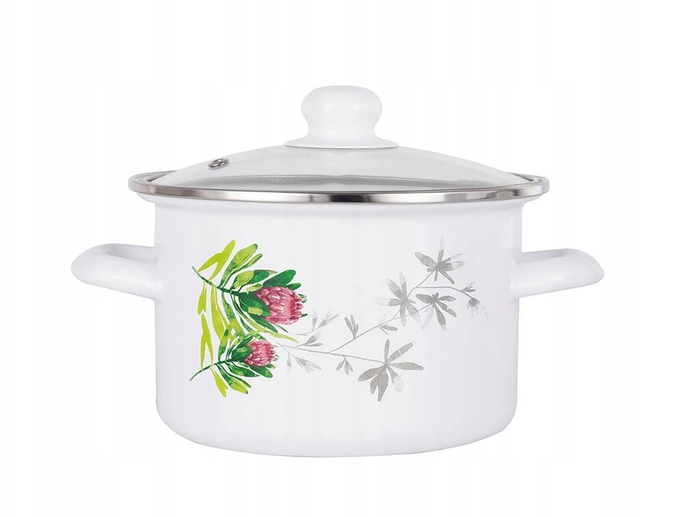 Tradicinis puodas Emalia Pleszew 18cm Protea 2,65l DUJŲ INDUKCIJA 72421