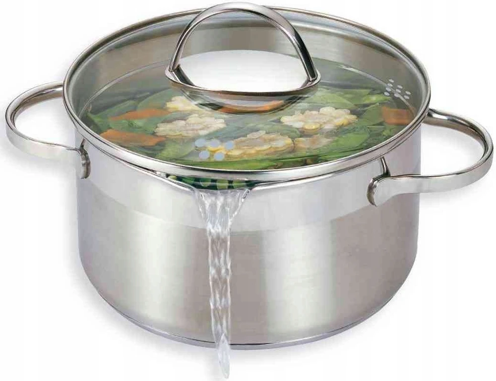 Tradicinis puodas SSW COMFORT PLIENINIS PUODAS SU MATUOTUVU IR KOŠTUVIU 3,6 l