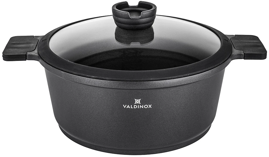 Valdinox Expert puodas 28 cm su dangčiu 6,0 l