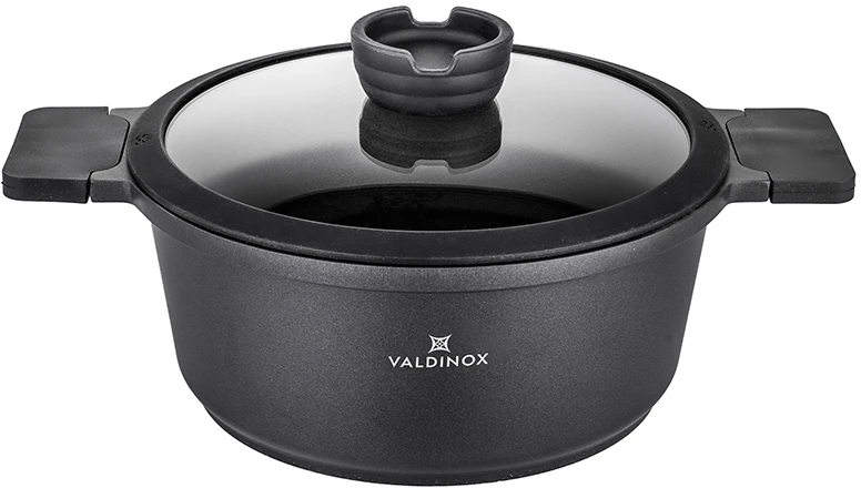 Valdinox Expert puodas 28 cm su dangčiu 6,0 l