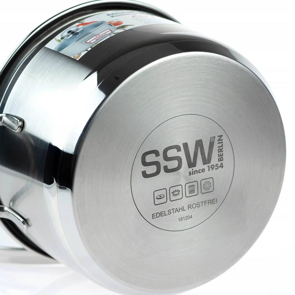 Tradicinis puodas su dangteliu SSW CITY 1,9 l