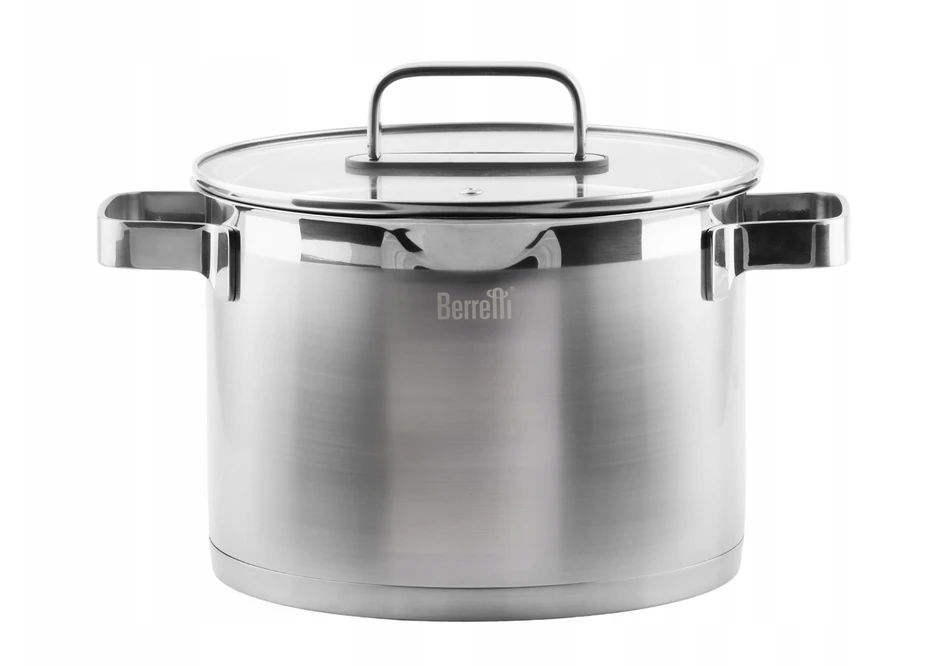 „Matral Berretti“ nerūdijančio plieno puodas su nerūdijančio plieno dangčiu, 22 cm