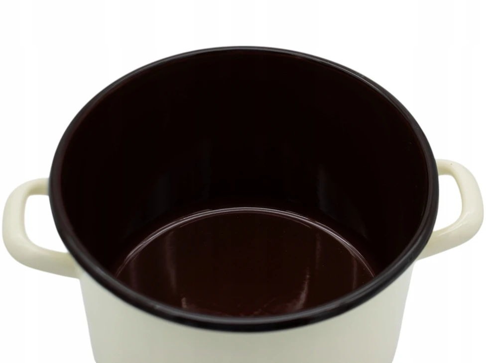 Tragar Kreminis emaliuotas puodas 22 cm 6,1 l