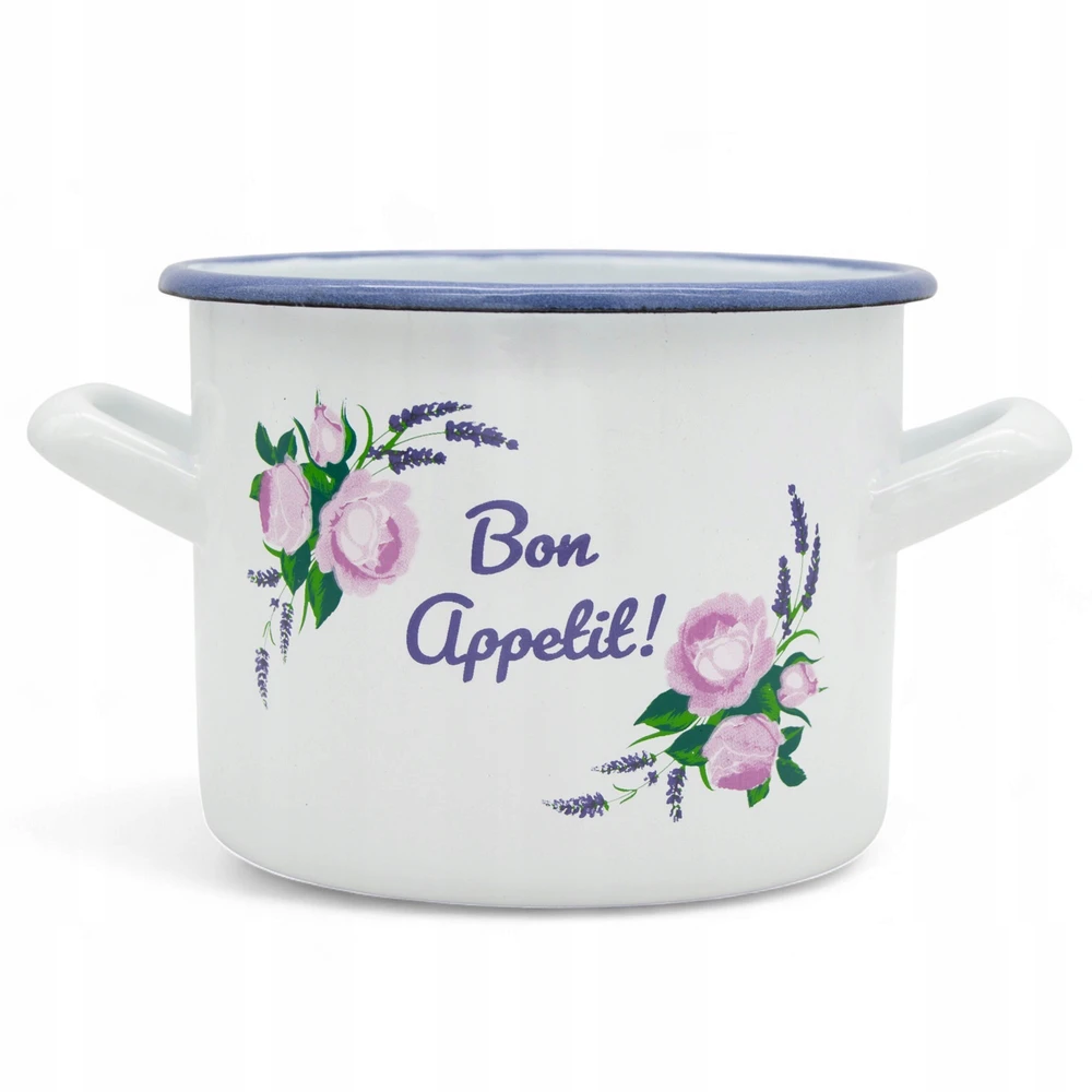 Tragar Tradicinis emaliuotas plieno puodas 14 cm KITCHEN CLASSIC BON APPETIT