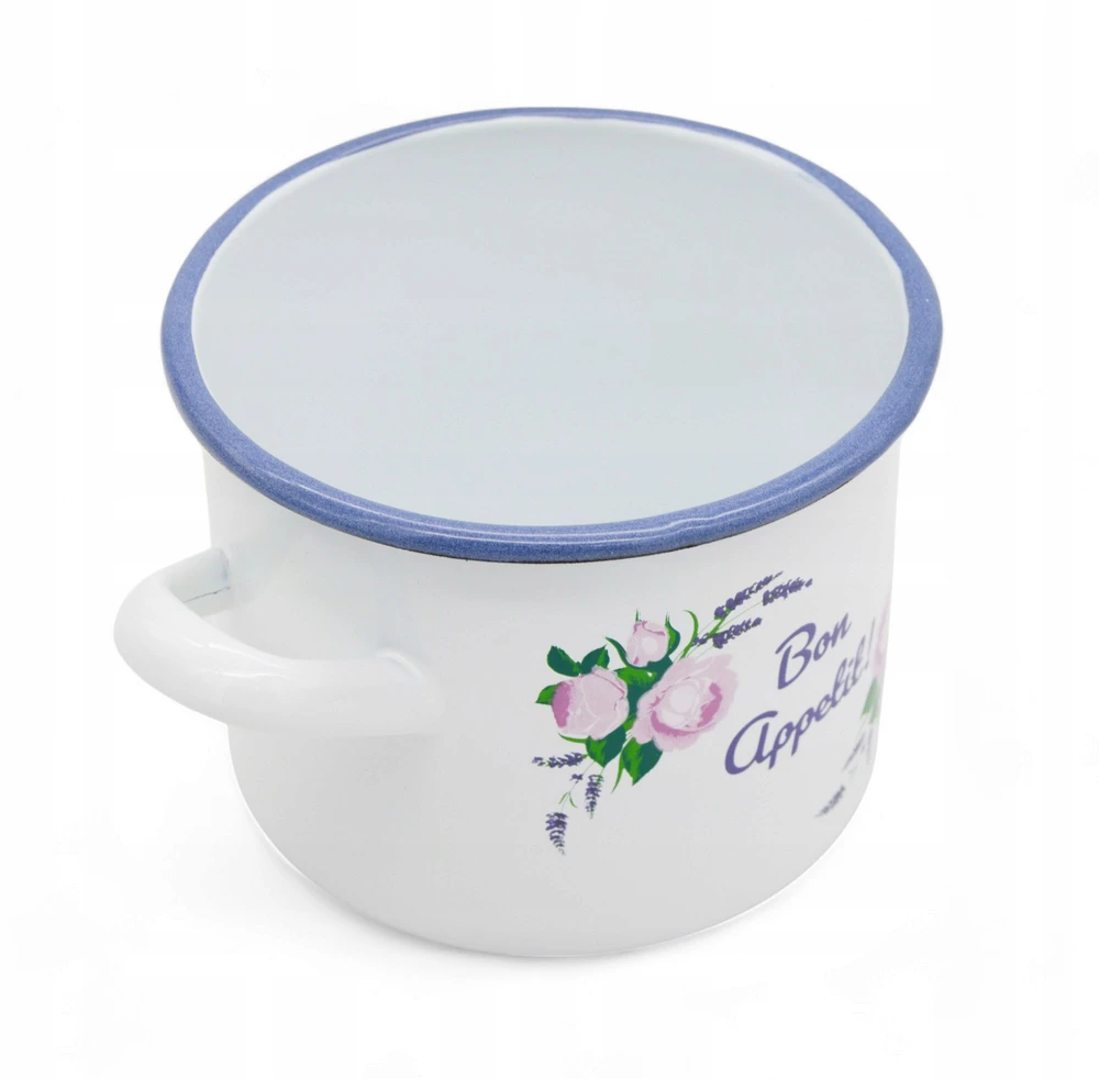 Tragar Tradicinis emaliuotas plieno puodas 14 cm KITCHEN CLASSIC BON APPETIT