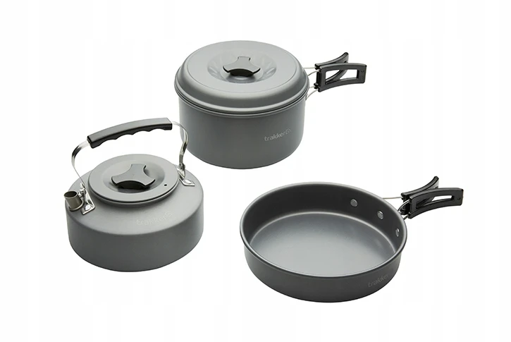 Trakker ARMOLIFE COMPLETE COOKWARE SET, Keptuvė, puodas ir virdulys