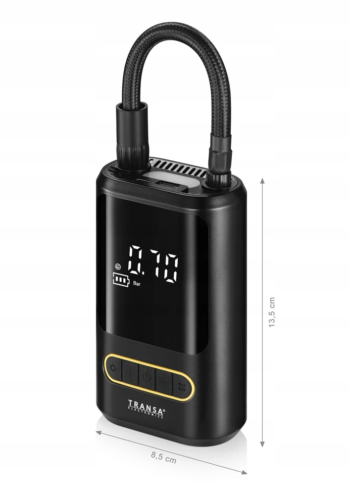 Transa Electronics Belaidis elektrinis dviračio siurblys PRESTA Auto Ball Powerbank 50W