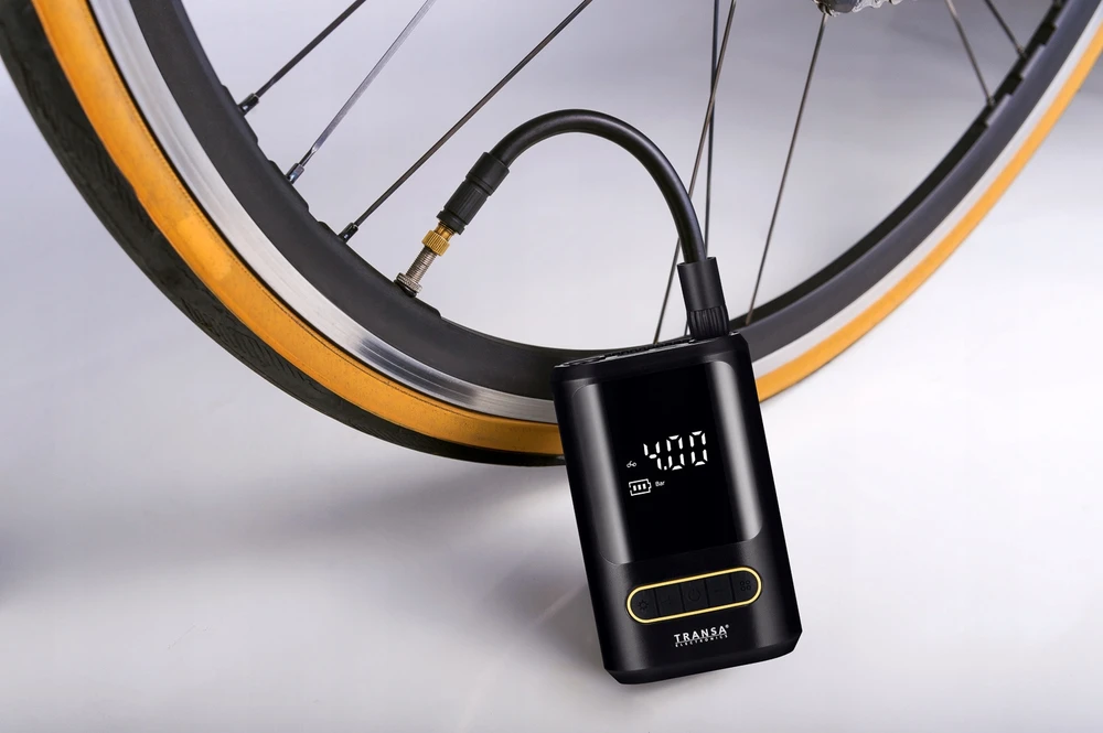 Transa Electronics Belaidis elektrinis dviračio siurblys PRESTA Auto Ball Powerbank 50W