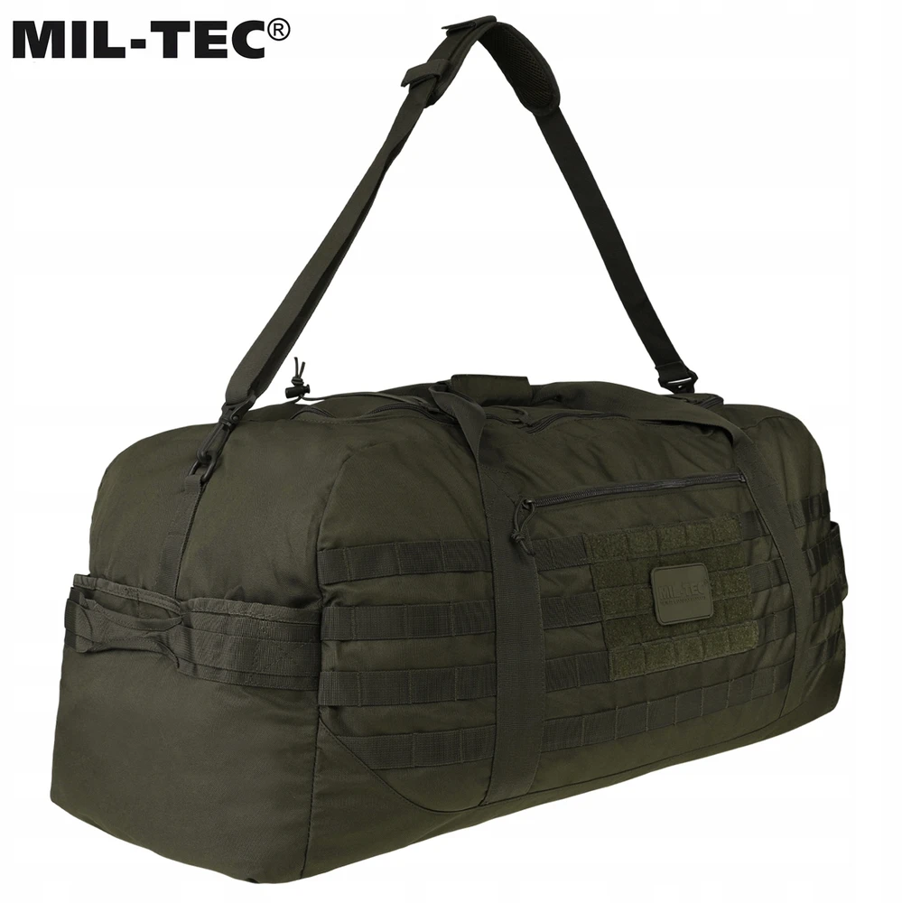 Krepšys Mil-Tec US Combat Parachute Cargo, 105l., Olive Žalias