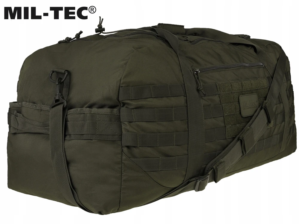 Krepšys Mil-Tec US Combat Parachute Cargo, 105l., Olive Žalias
