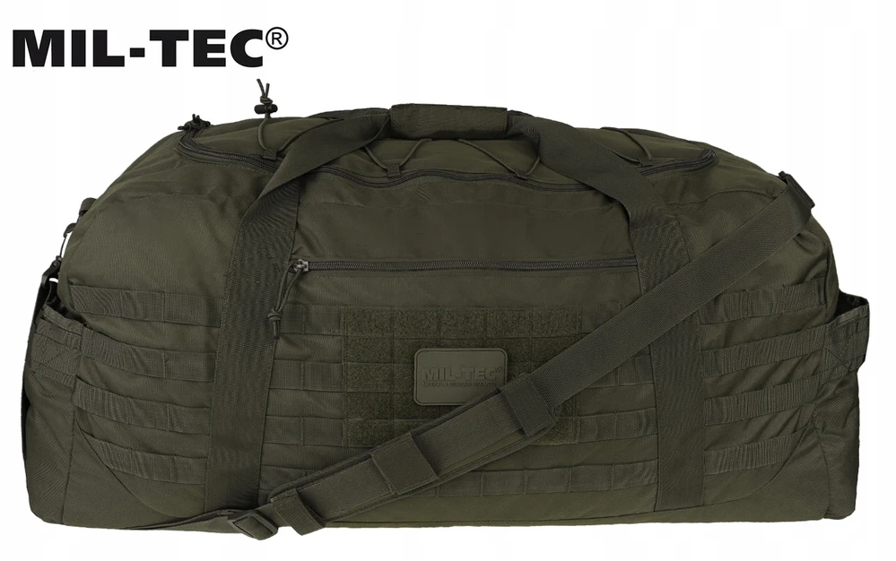 Krepšys Mil-Tec US Combat Parachute Cargo, 105l., Olive Žalias