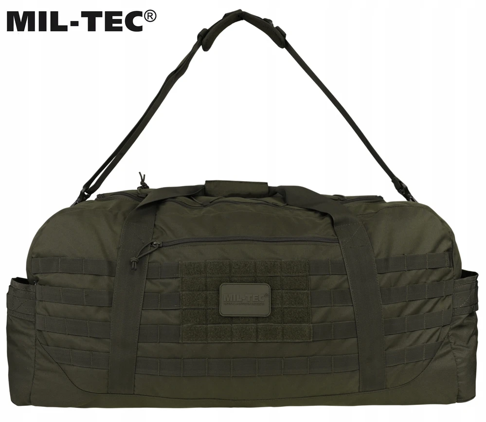 Krepšys Mil-Tec US Combat Parachute Cargo, 105l., Olive Žalias