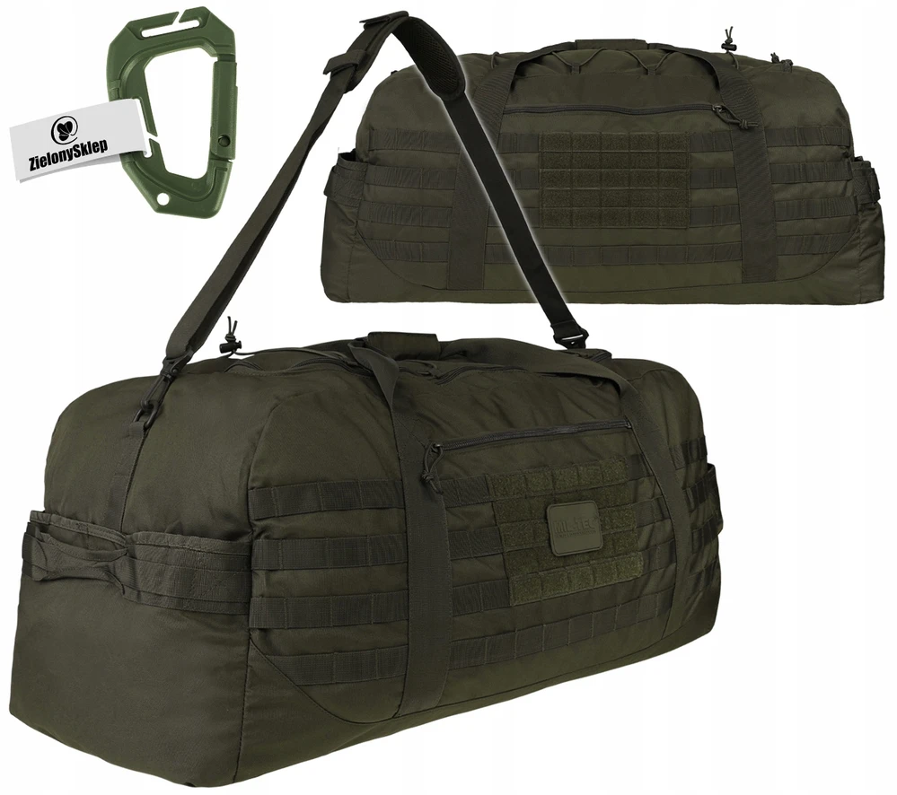 Krepšys Mil-Tec US Combat Parachute Cargo, 105l., Olive Žalias