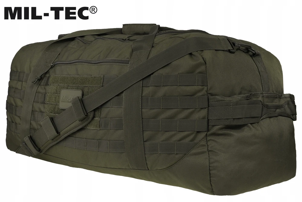 Krepšys Mil-Tec US Combat Parachute Cargo, 105l., Olive Žalias