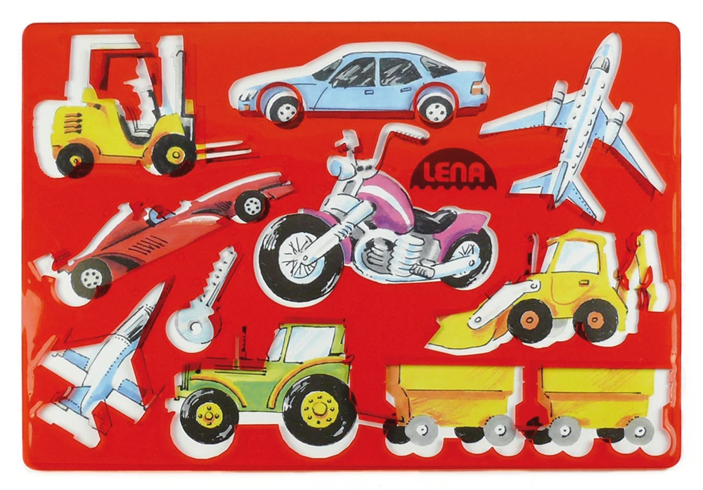 Transporto priemonių ir žmonių šablonai Lena